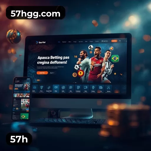 App 57h com catálogo premium, PIX e suporte 24/7